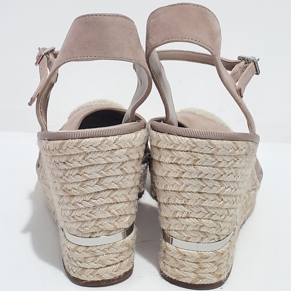 Vince Camuto Allory Size 10M Platform High Wedges Sandal Espadrille Tie Up - Picture 4 of 7